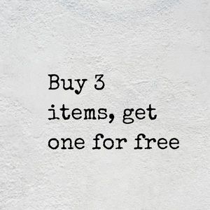Buy 3 get one for free